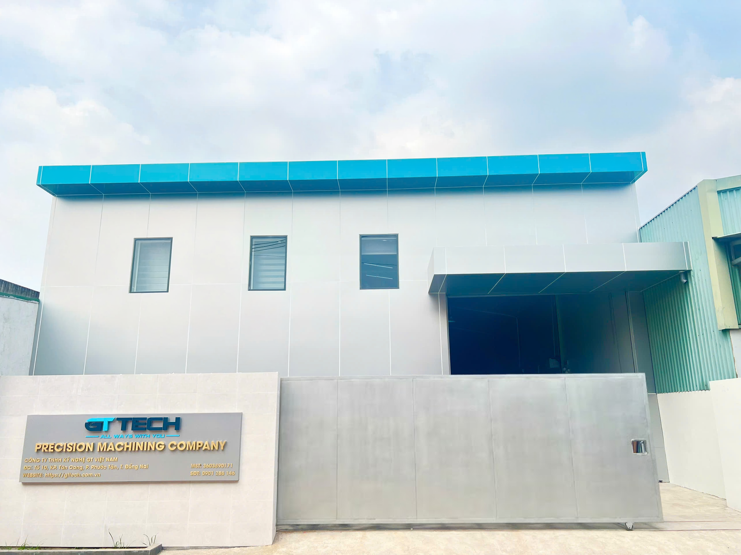 Mặt tiền nhà máy GT TECH tại Đồng Nai